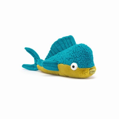 Jellycat Delano Dorado Fish Australia | 378416AHB